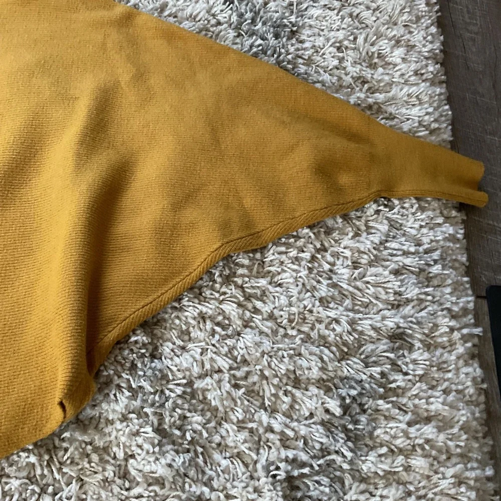 Kerisma G550 Ryker Mustard Yellow‎ Ribbed Dolman Sleeve Boat Neck Sweater SM